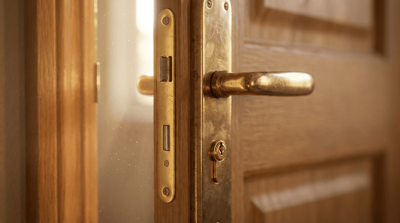 Secure website lock icon on a browser